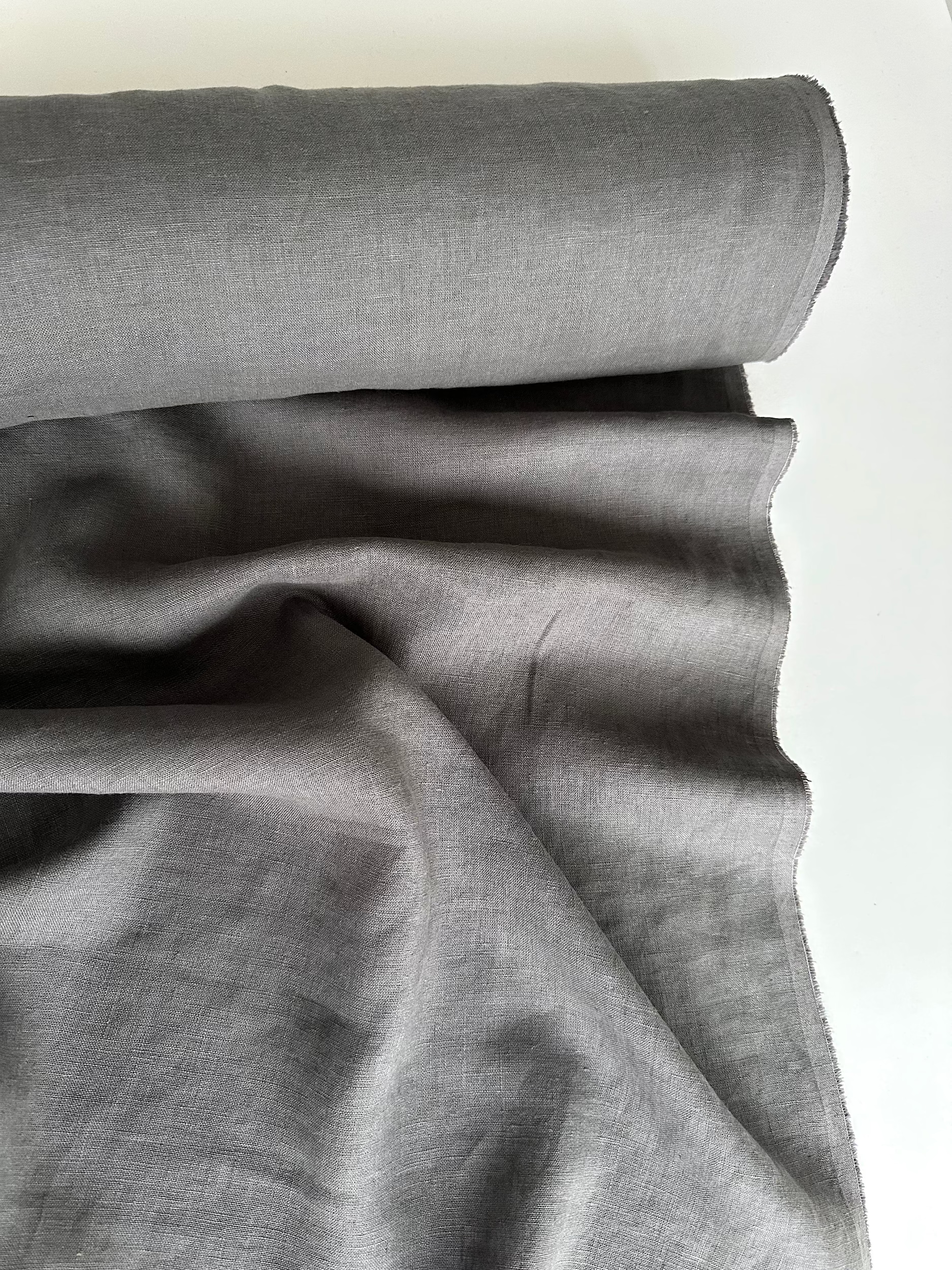 gray linen fabric