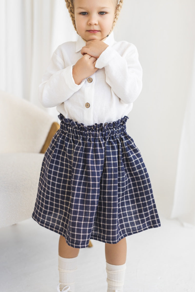 Linen Girls Skirt