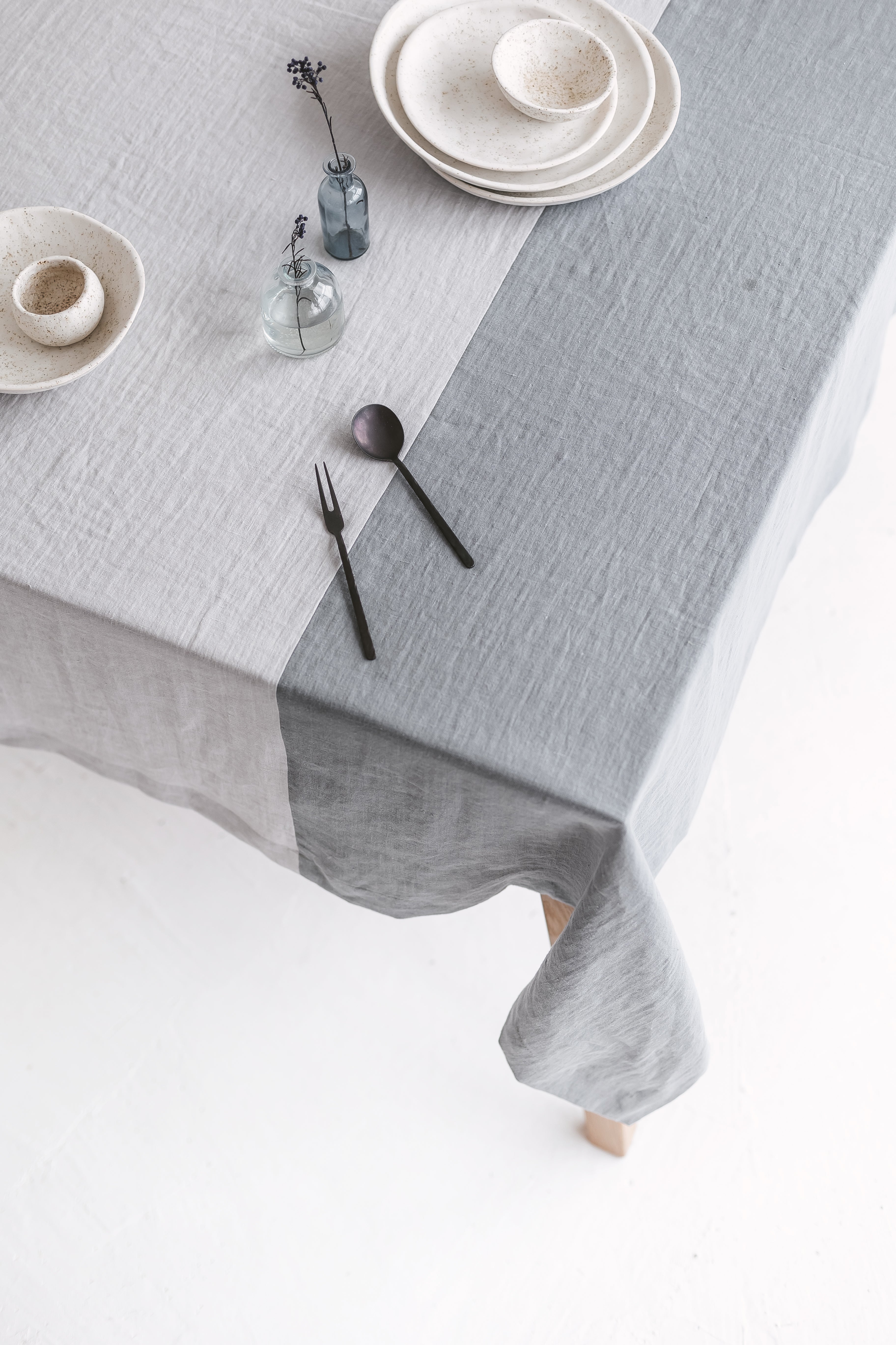 color block tablecloth