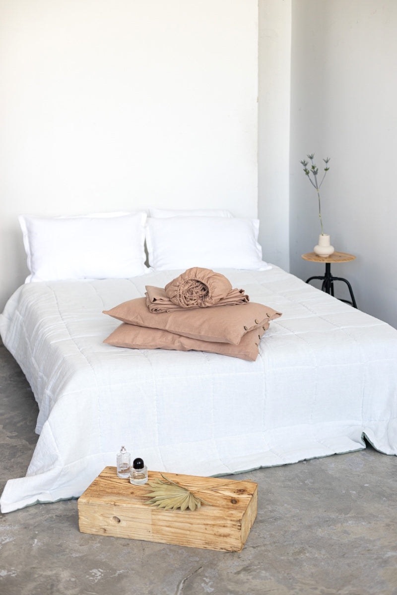 linen sheets set