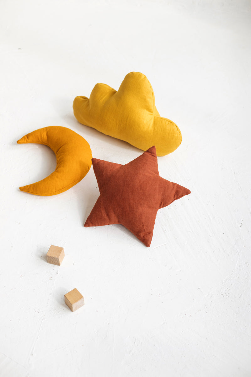 Kids room linen pillow