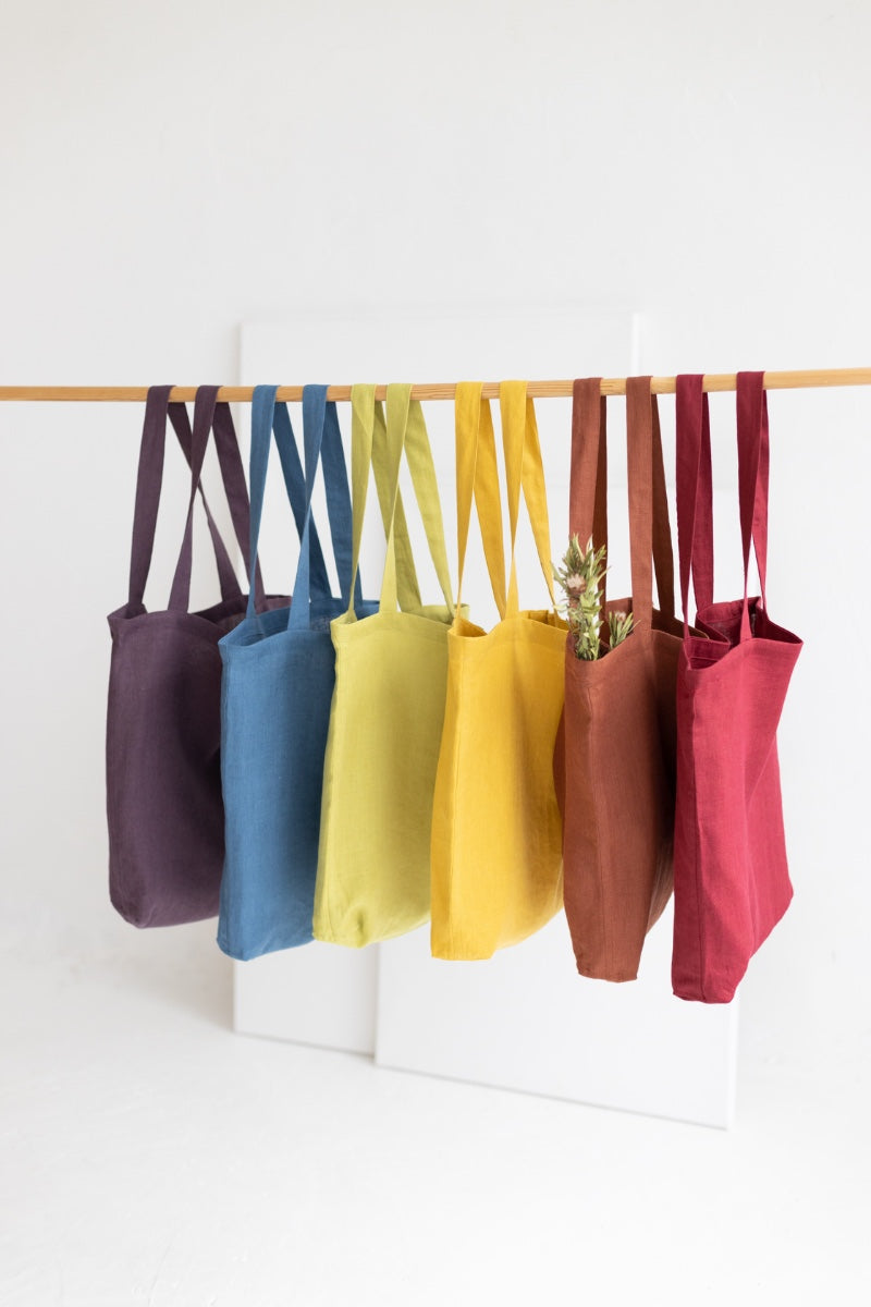 linen tote bag