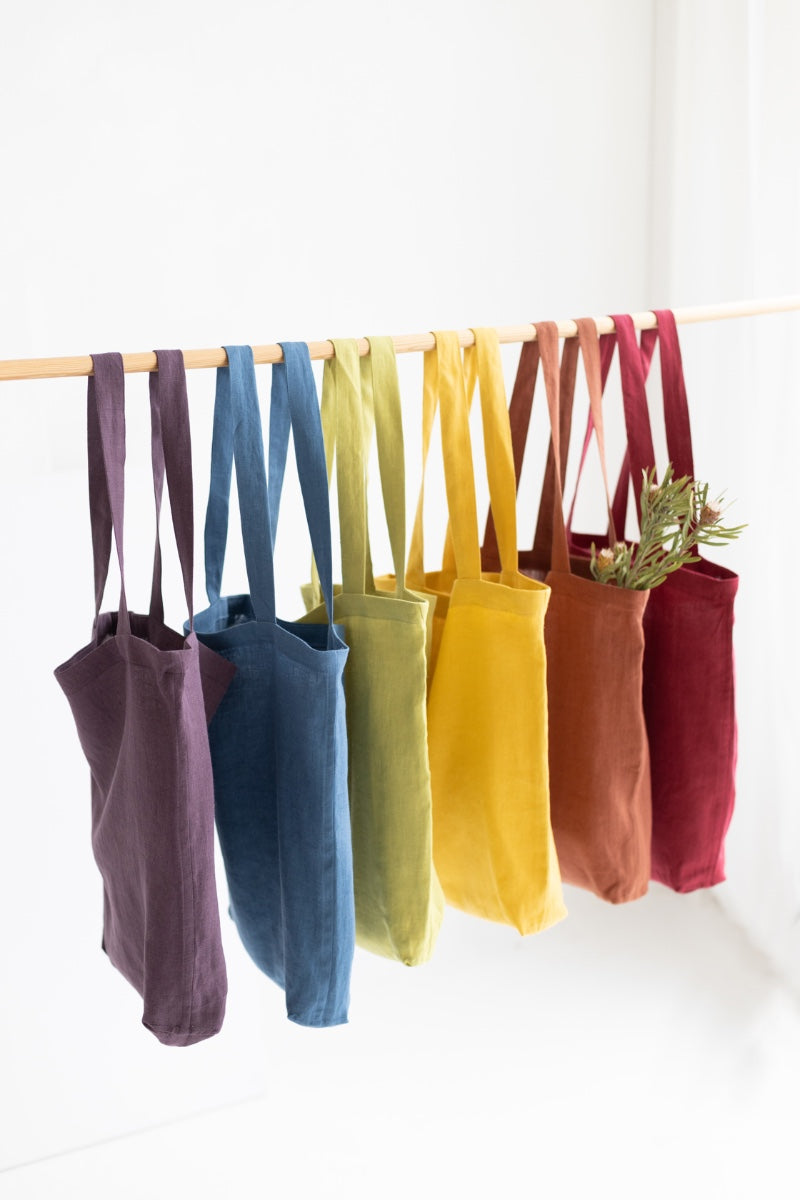 linen tote bag