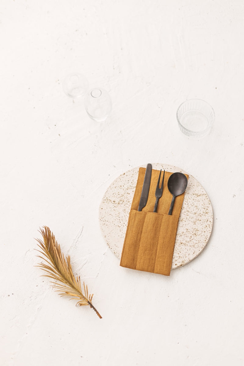 linen cutlery case