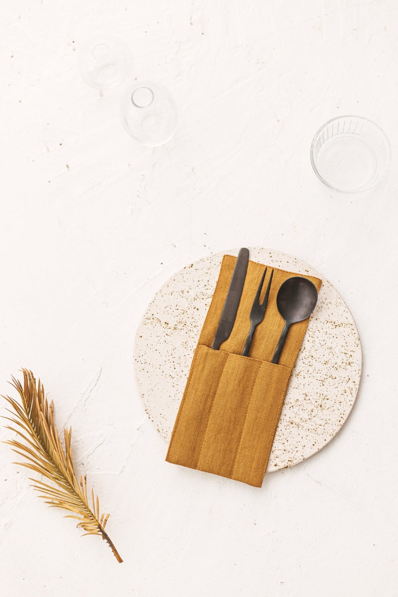 linen cutlery case