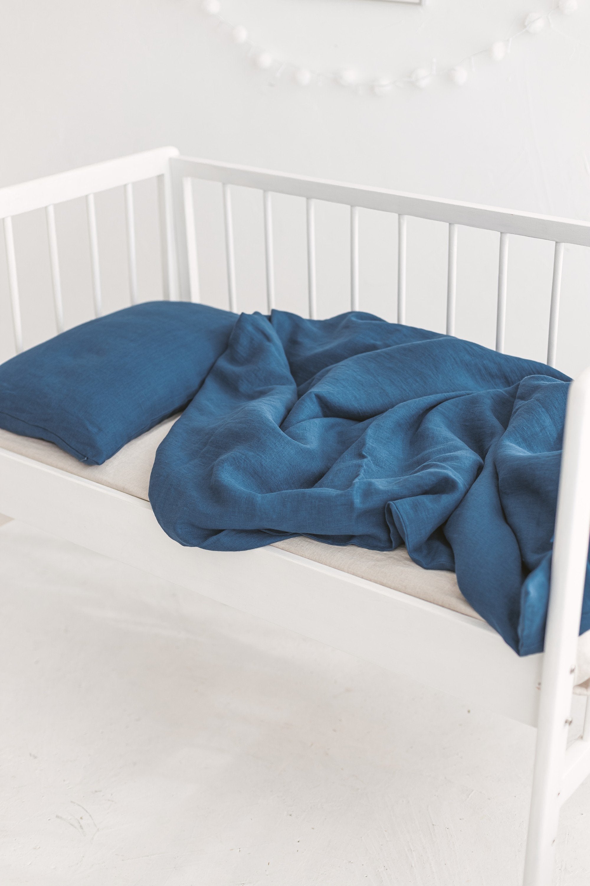 Linen Baby Bedding Set