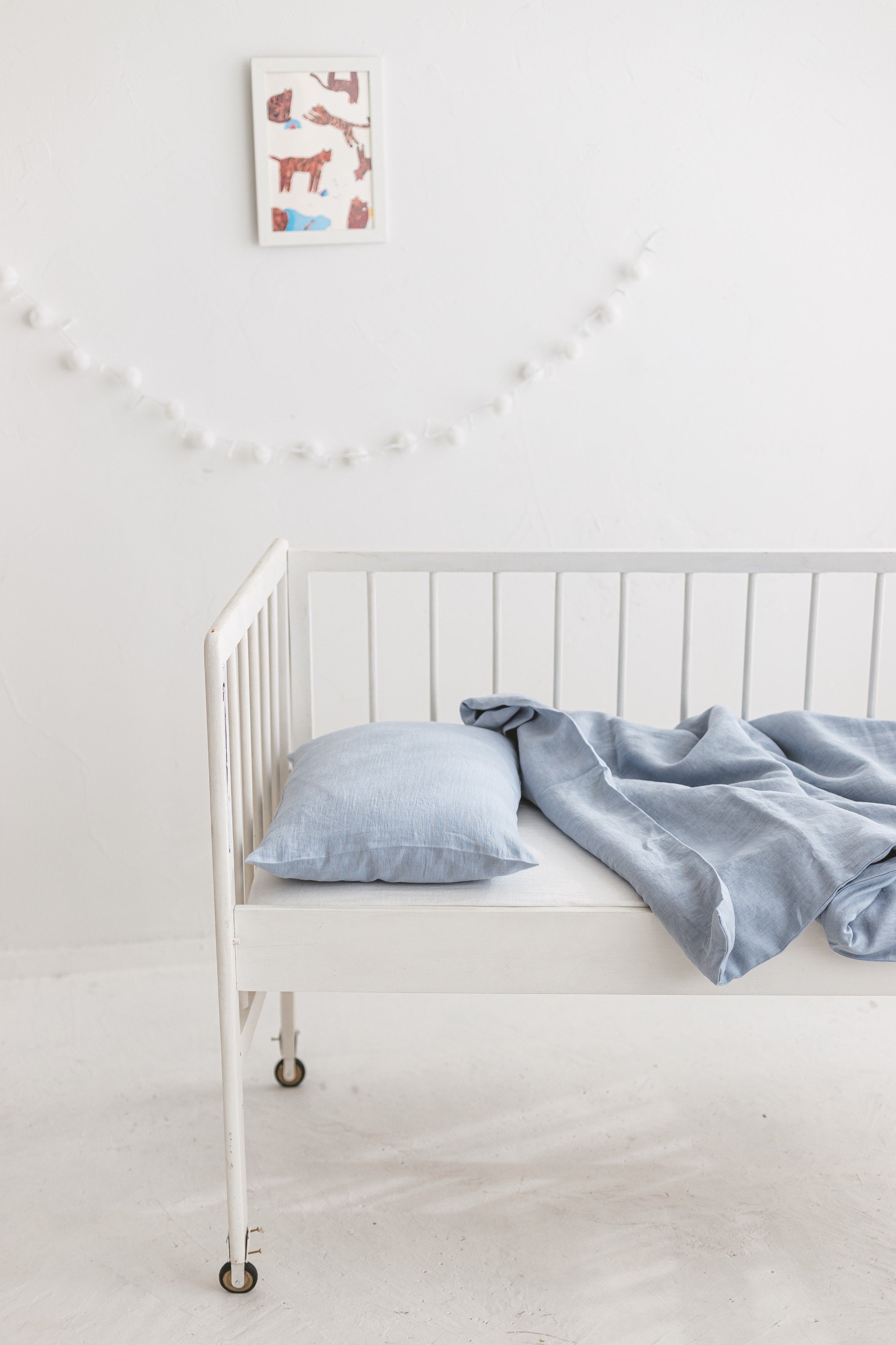 Linen Baby Bedding Set