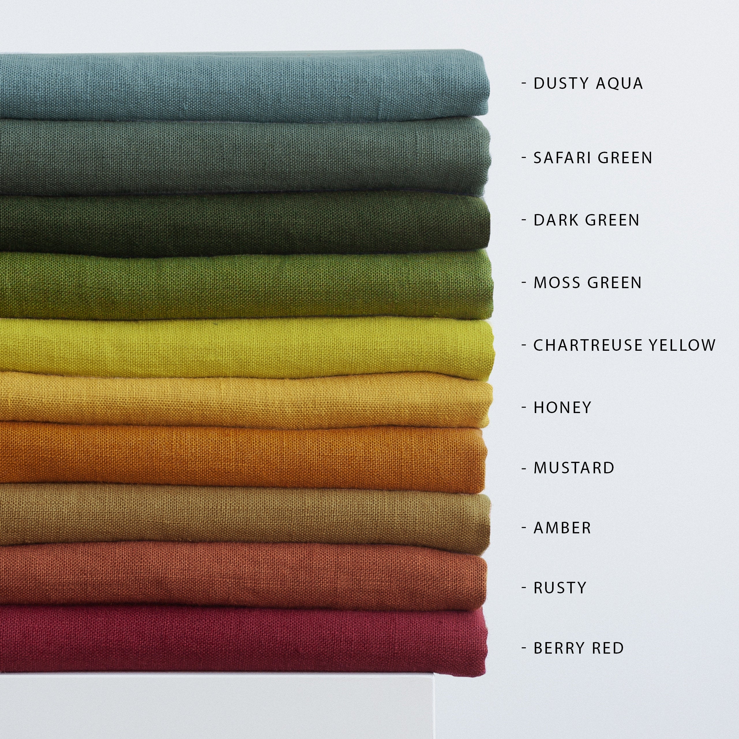 Ice Blue Linen Skirt