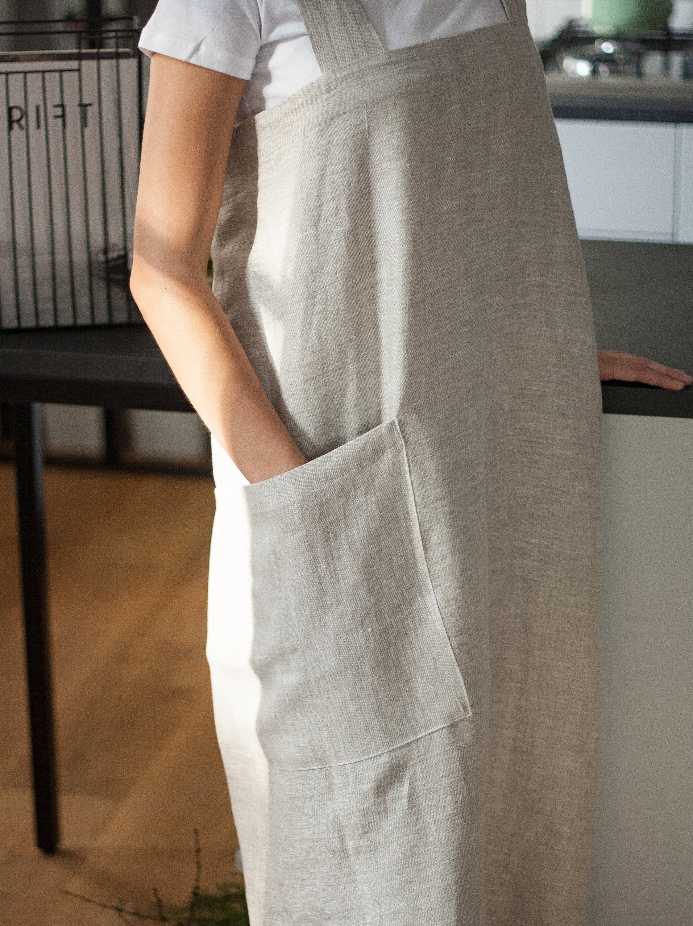 Japanese Linen Pinafore