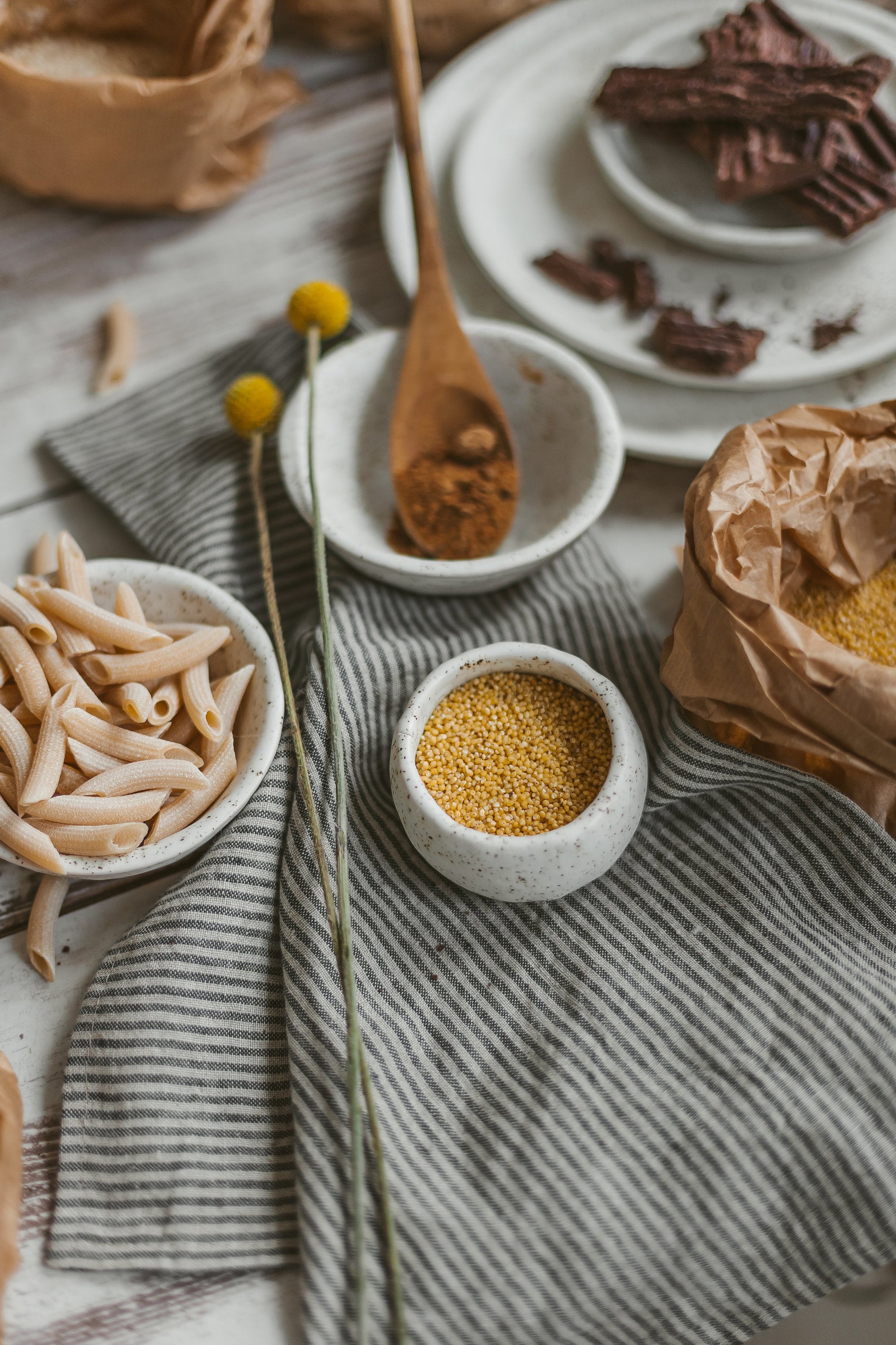 Linen Tea Towels Set Of 2 Dusty Aqua