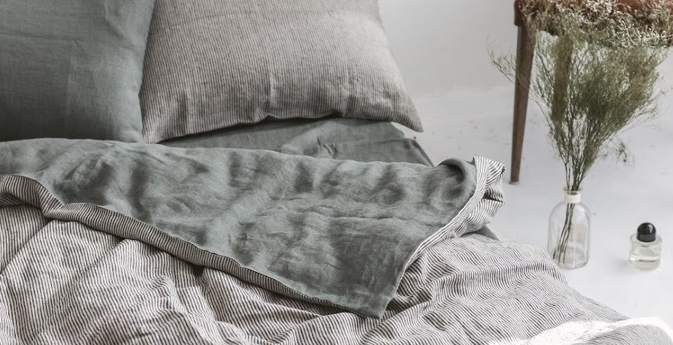 100% pure linen duvet covers