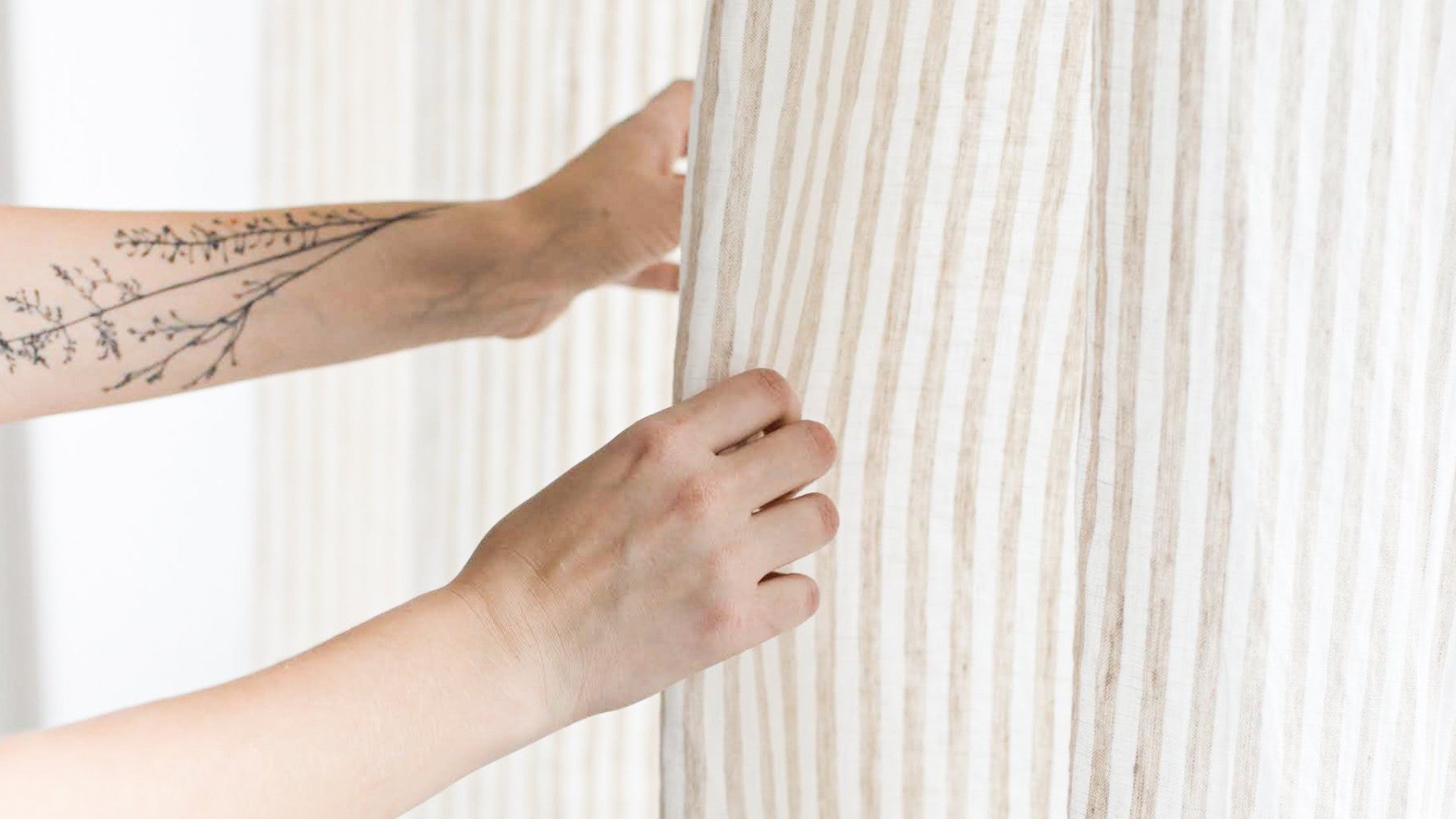 Custom size linen curtains extra wide