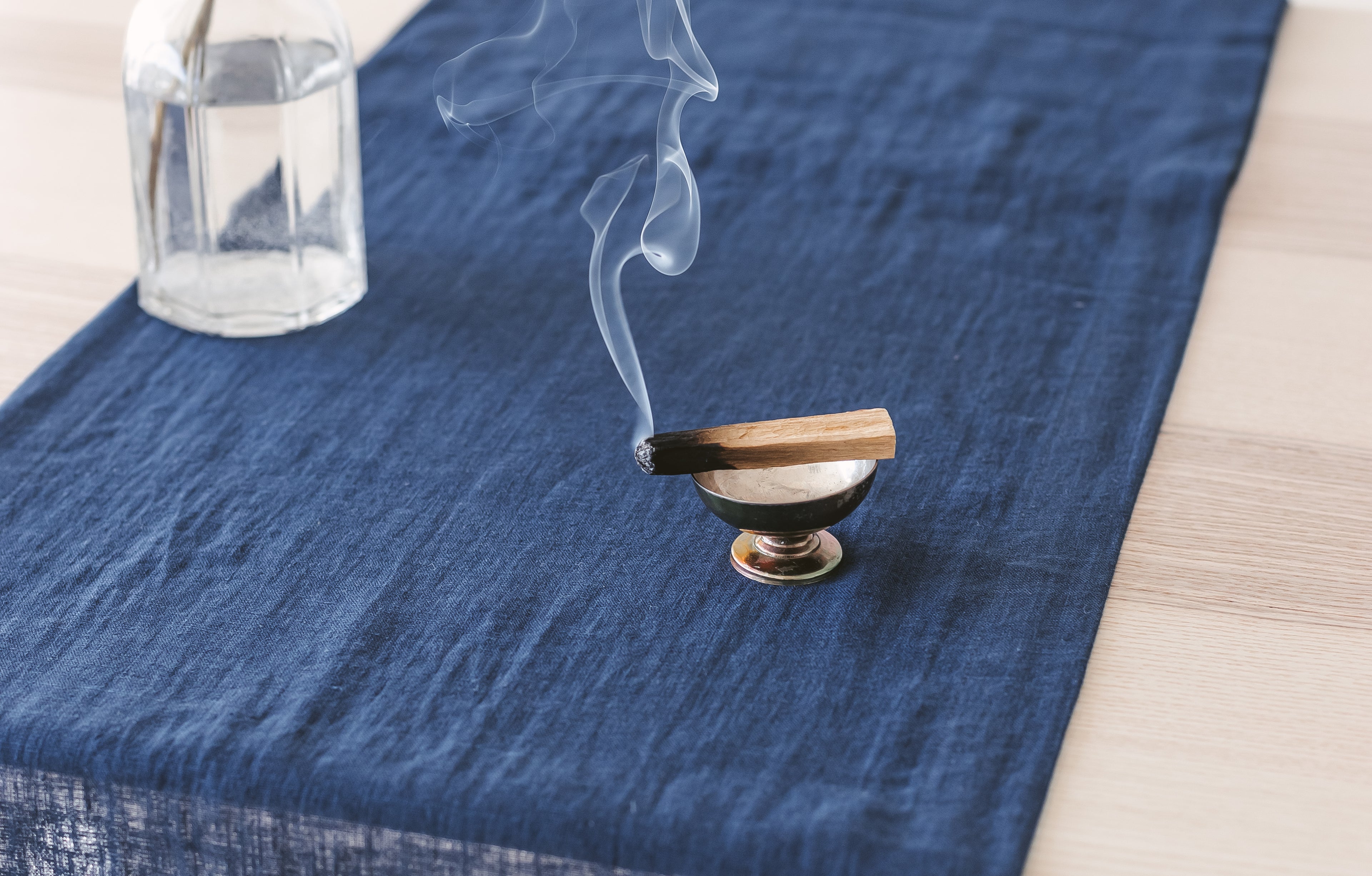 100% pure linen table runners