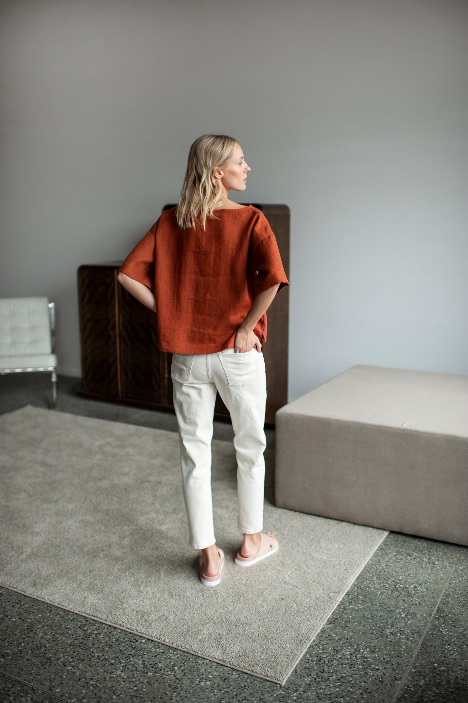 linen blouse