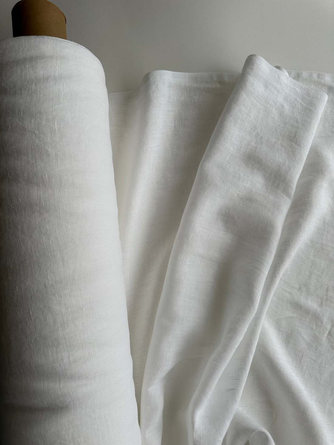 white linen fabric