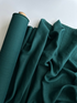 Emerald green linen fabric