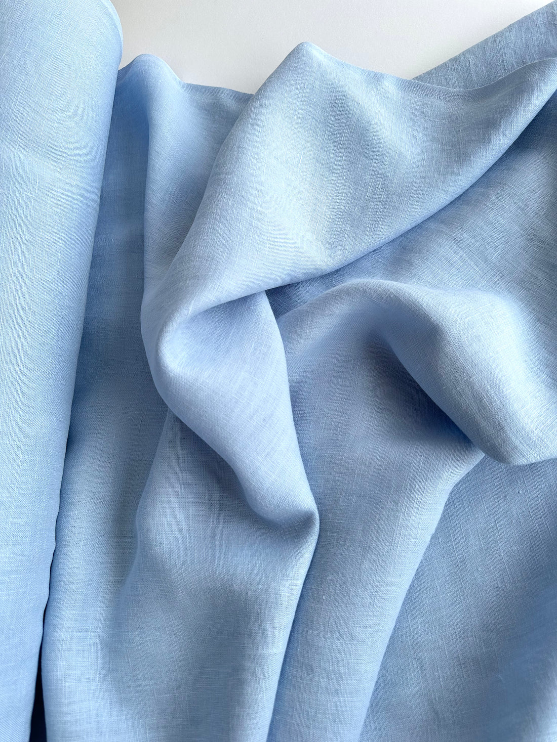 light blue linen fabric