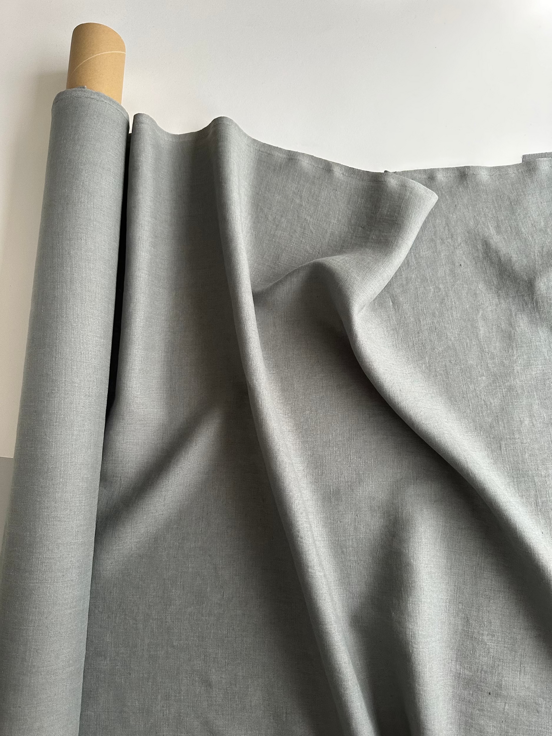 Pigeon gray linen fabric
