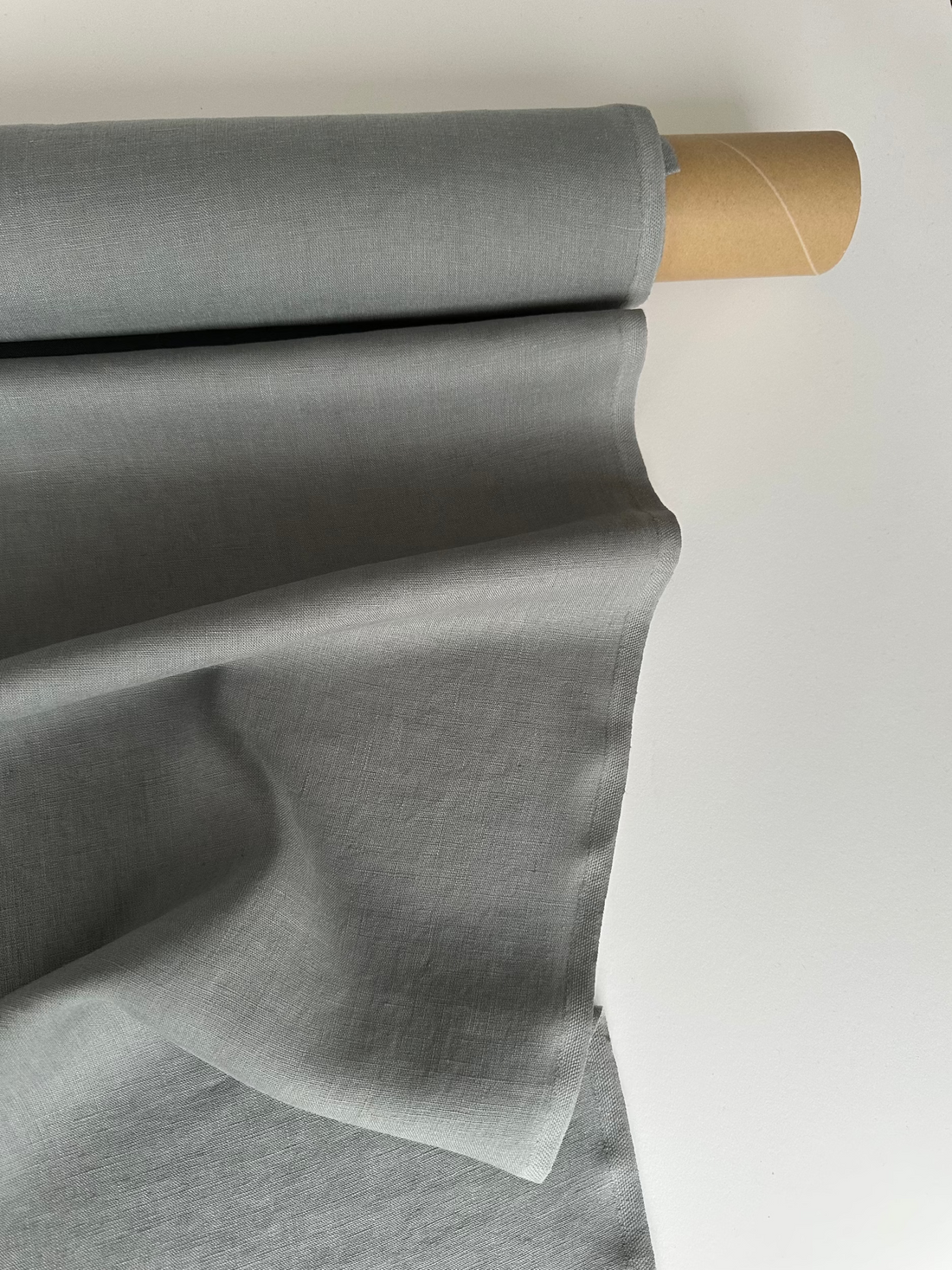 Pigeon gray linen fabric