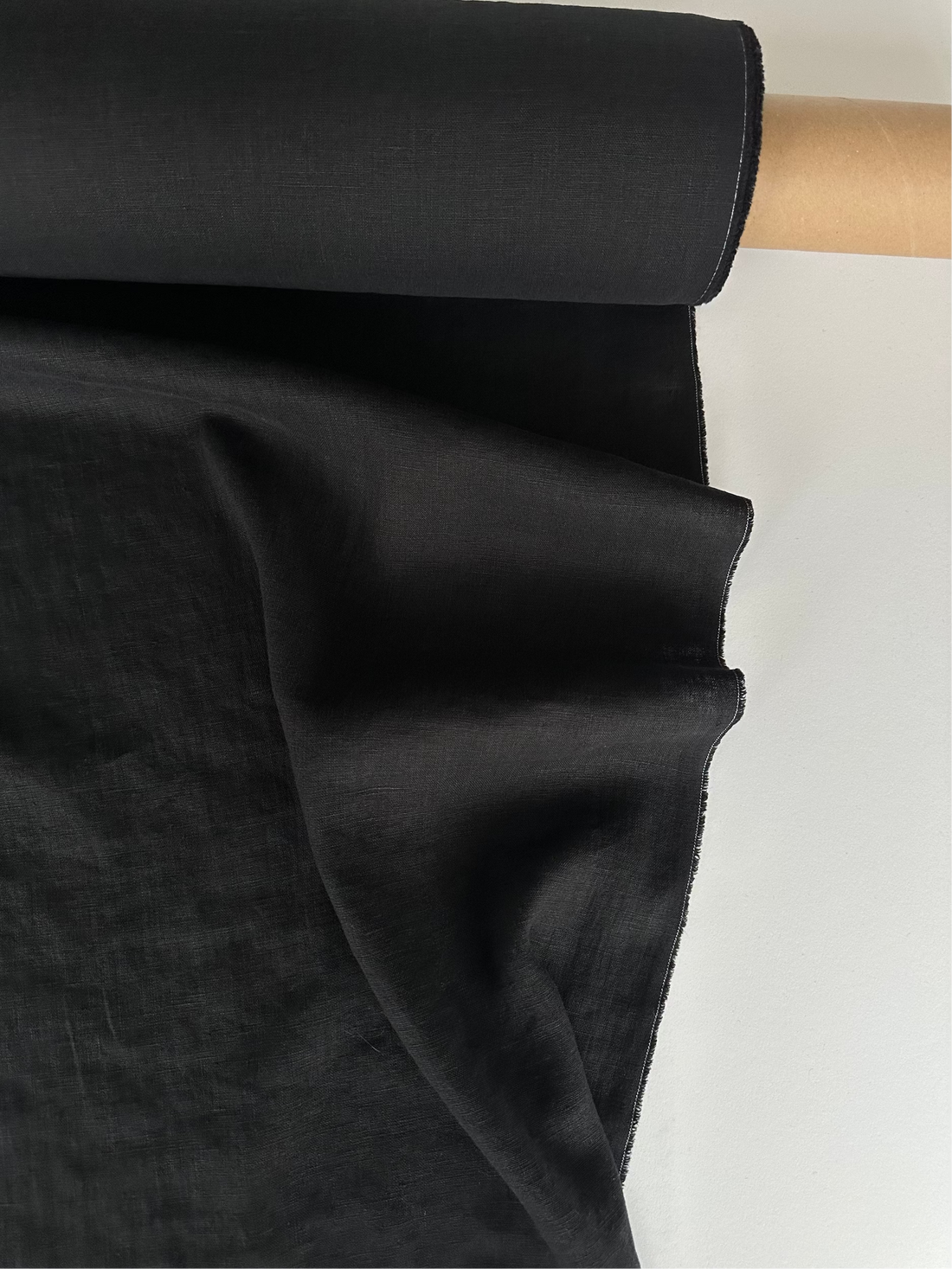 black linen fabric by yard
