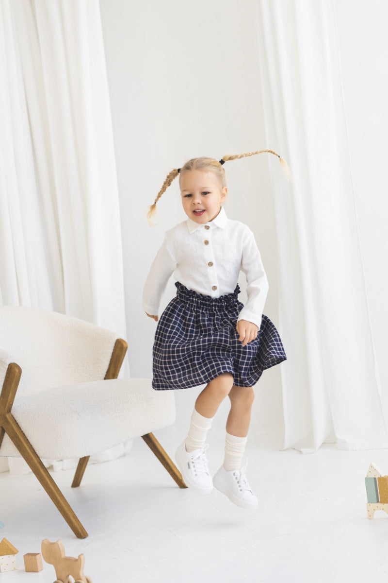 Linen Girls Skirt