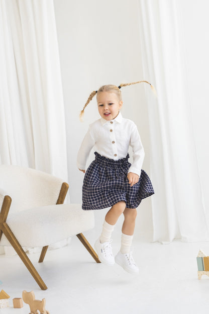 Linen Girls Skirt