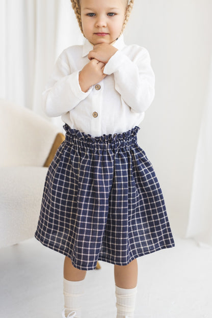 Linen Girls Skirt