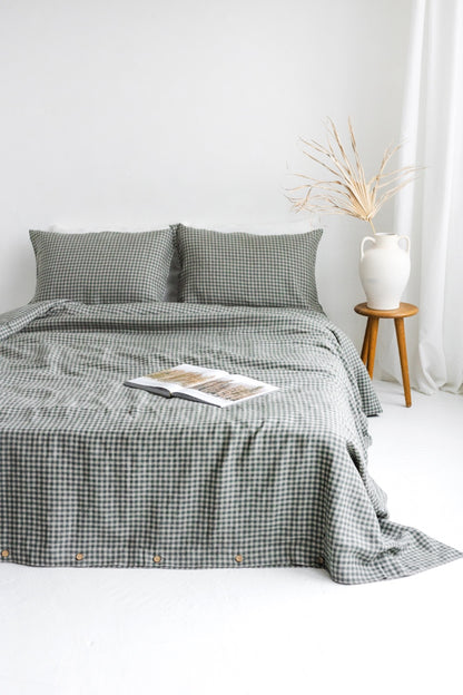 gingham bedding set