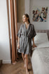 lightweight linen bath robe