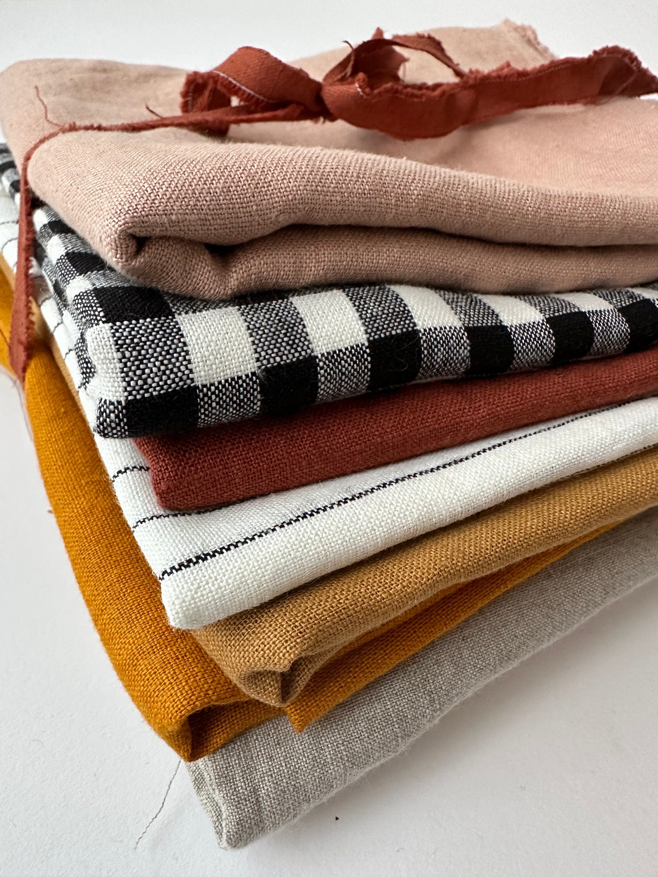 linen fabric scraps by weight