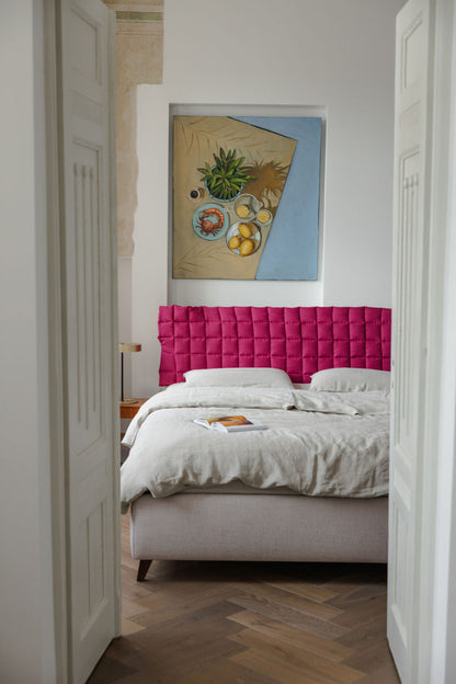 Mustard Linen Headboard Cover