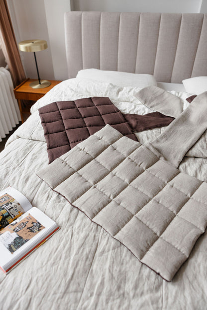 Natural Linen Headboard Cover