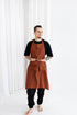 personalized linen apron
