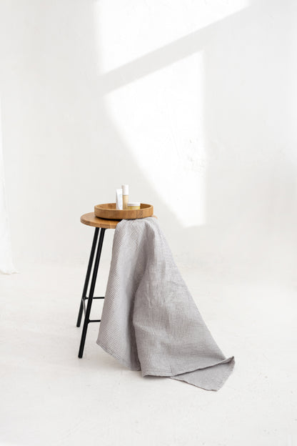 linen waffle towel