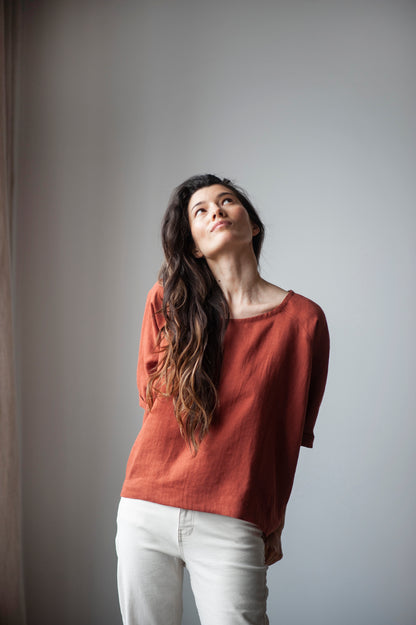linen blouse