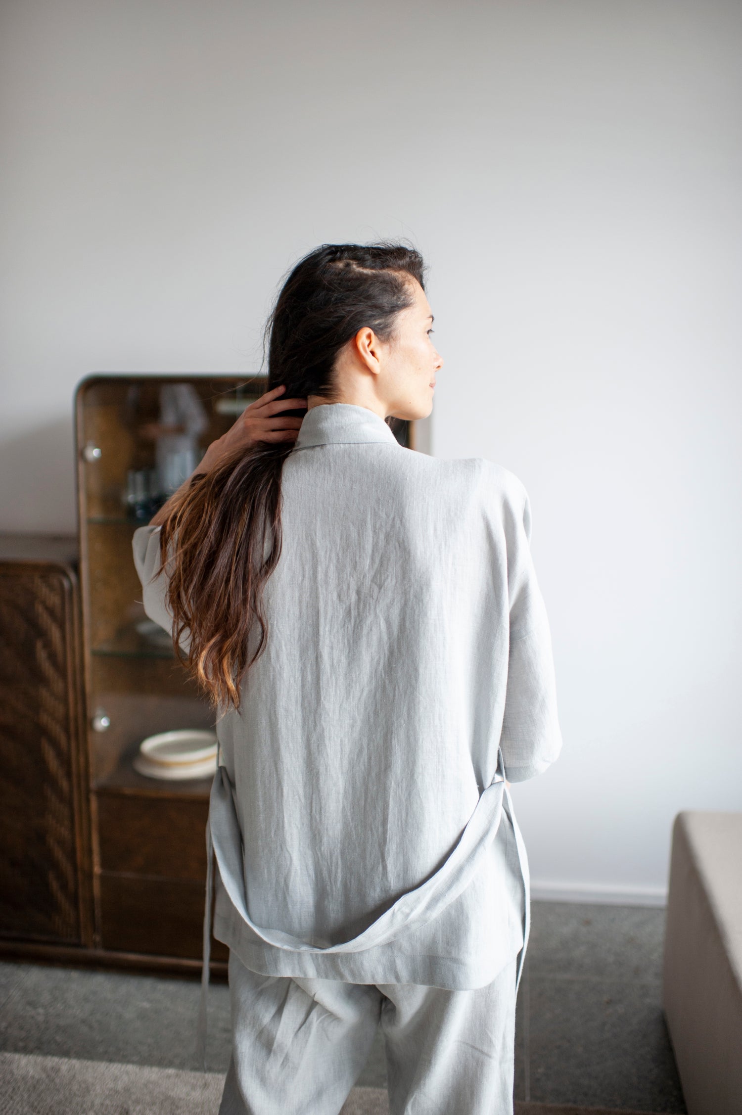 linen loungewear set