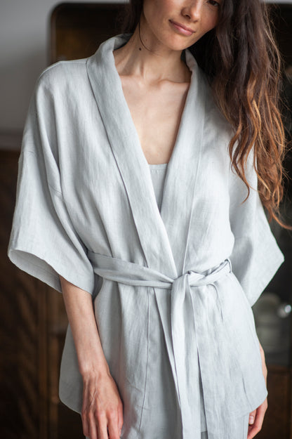 linen loungewear set