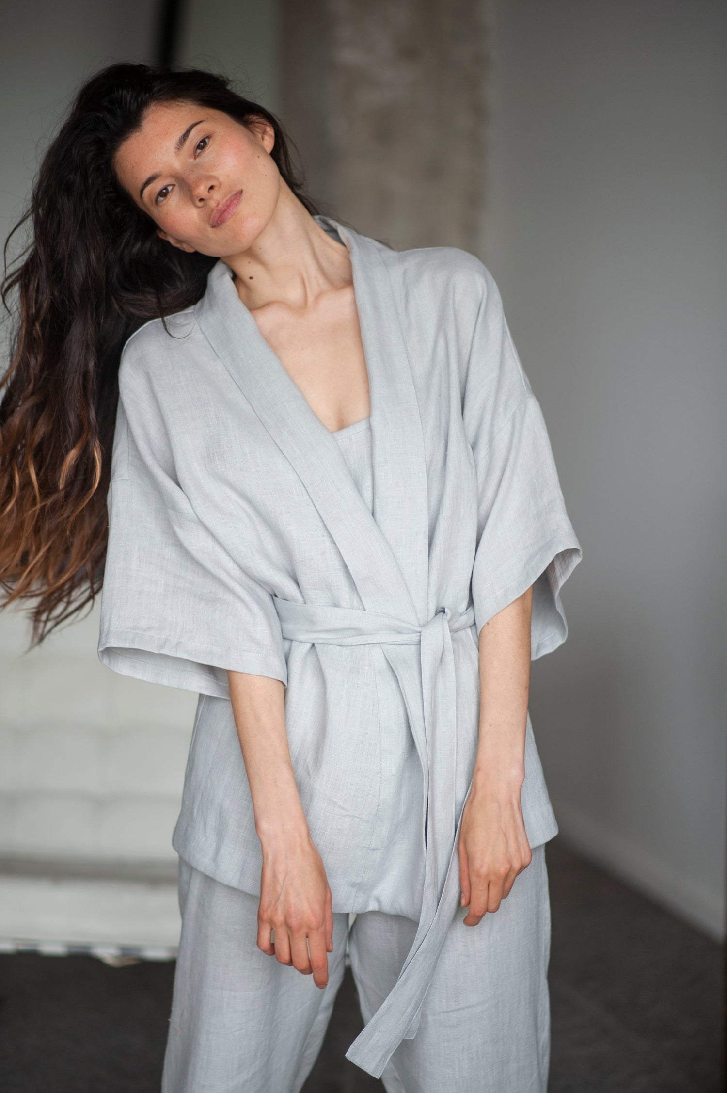 linen loungewear set