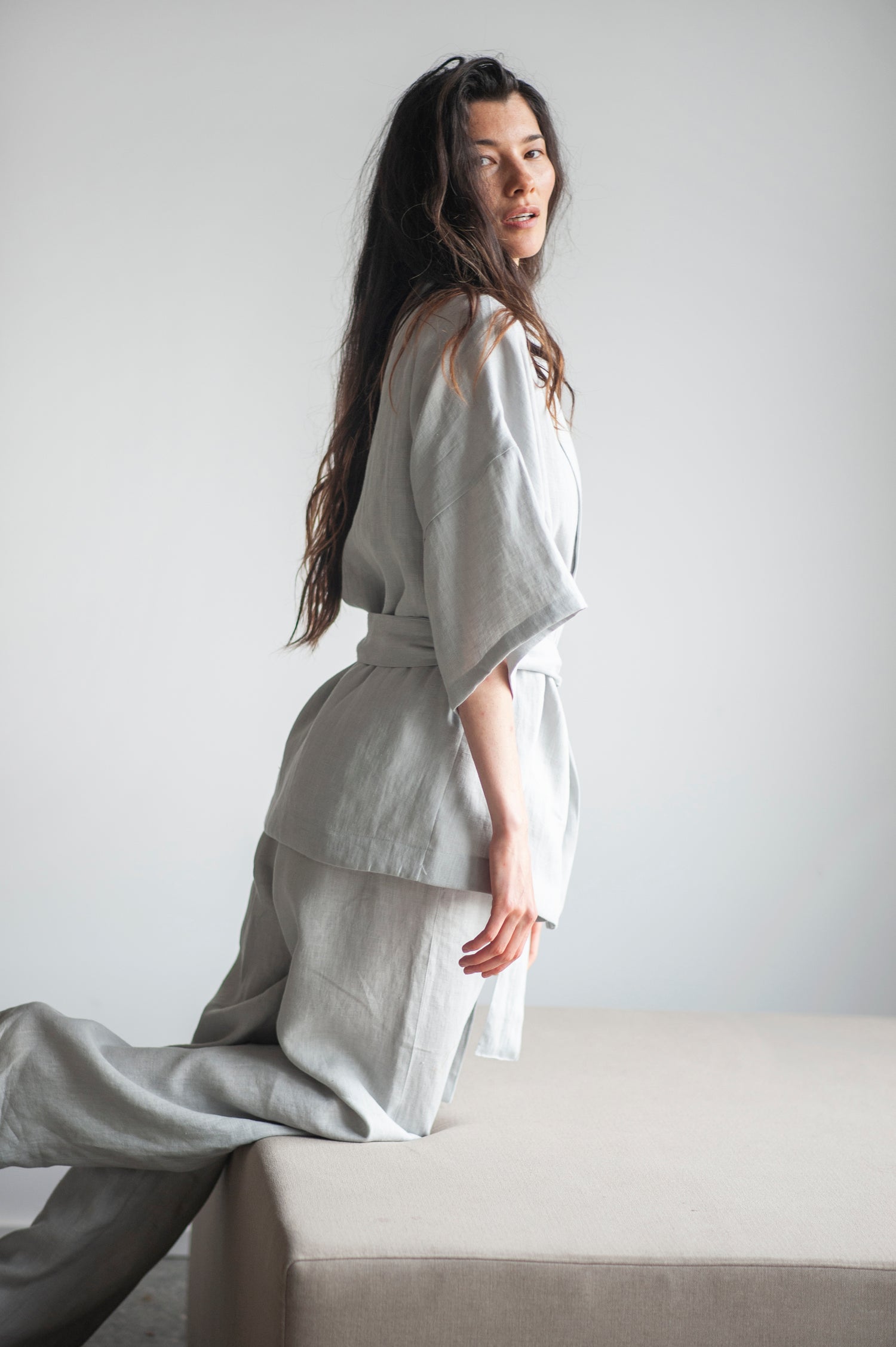 linen loungewear set