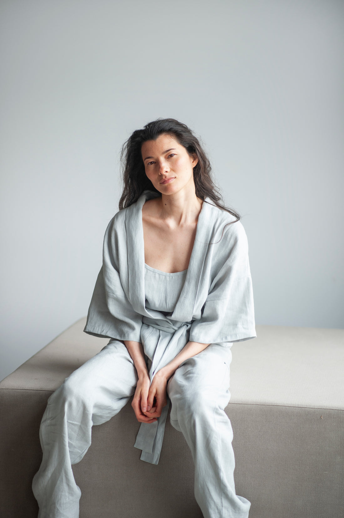 linen loungewear set