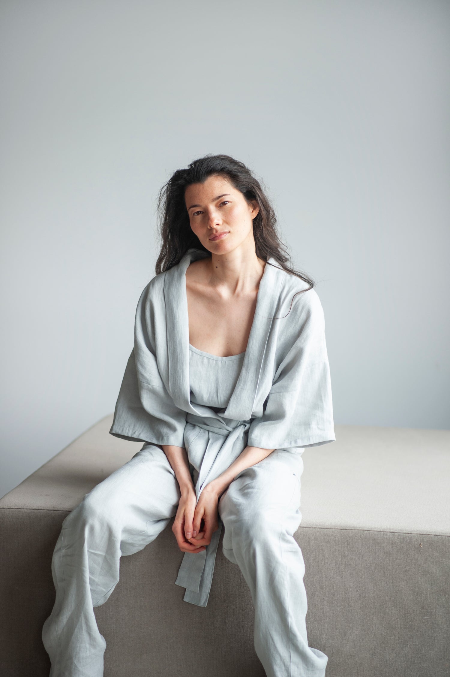 linen loungewear set
