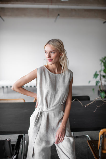 linen jumpsuit