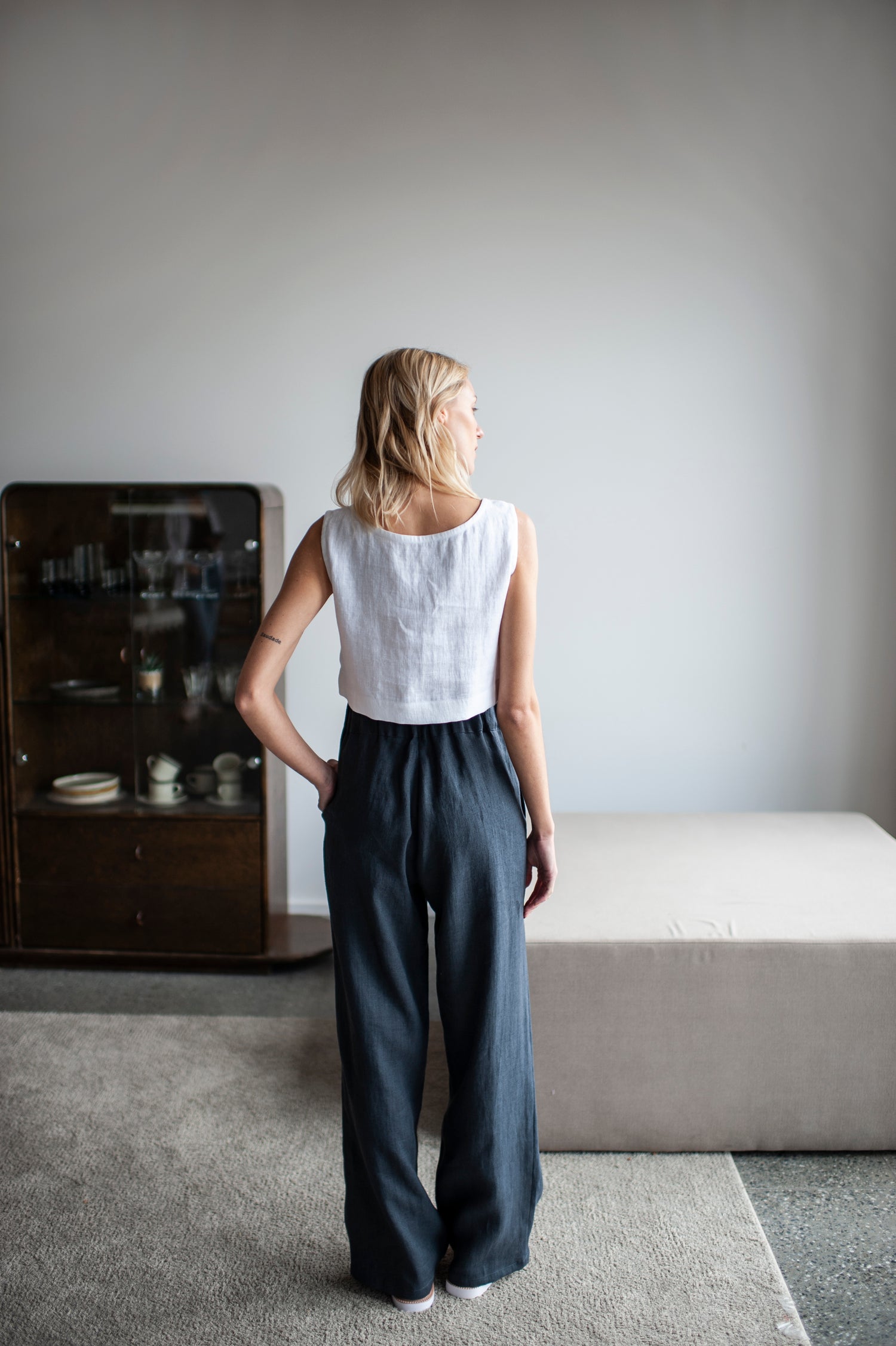 wide linen pants