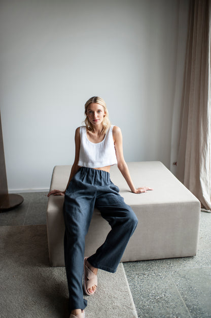 wide linen pants