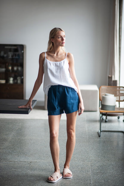 linen shorts