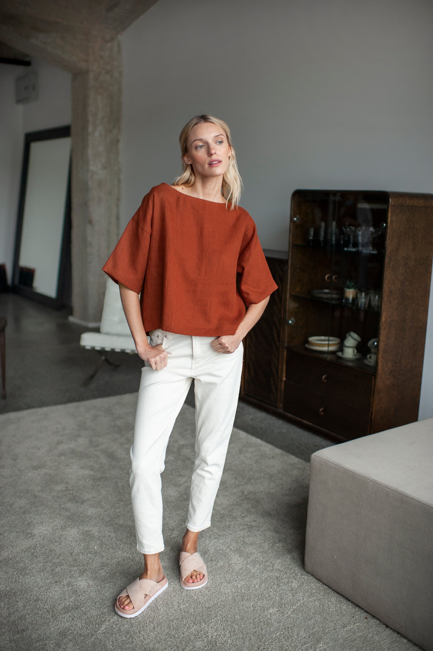 linen blouse