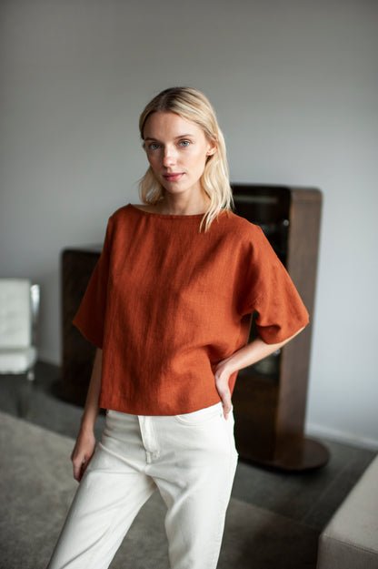 linen blouse