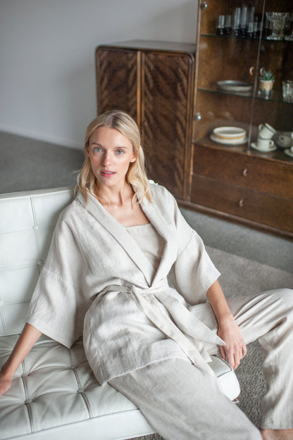 linen loungewear set