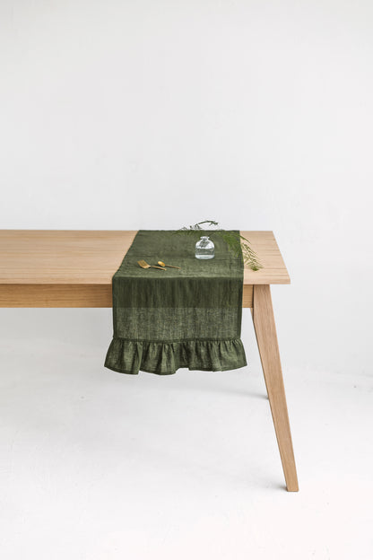 linen table runner