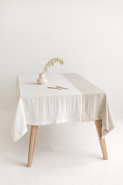 color block tablecloth